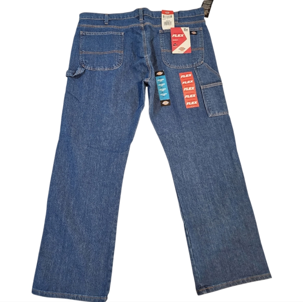 Dickies Blue Denim Work Pants Size 40X30